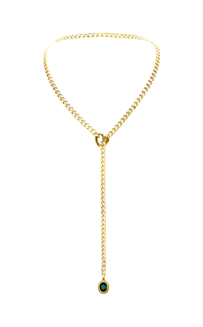 LoveChains™ - Crystal Charm Slip Chain Choker