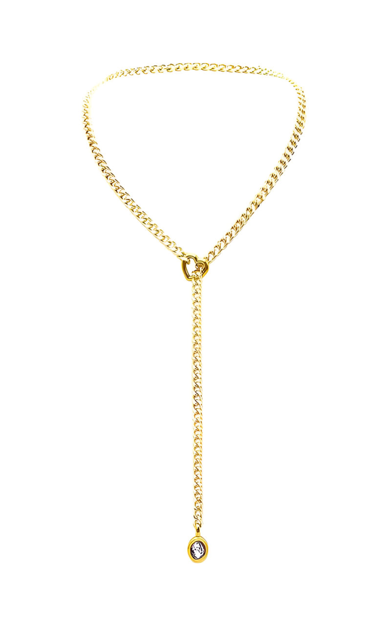 LoveChains™ - Crystal Charm Slip Chain Choker