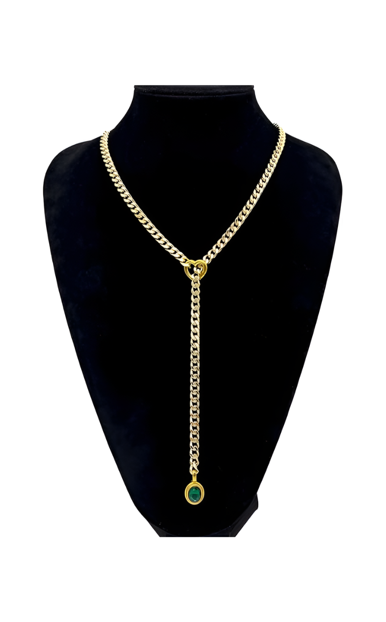 LoveChains™ - Crystal Charm Slip Chain Choker