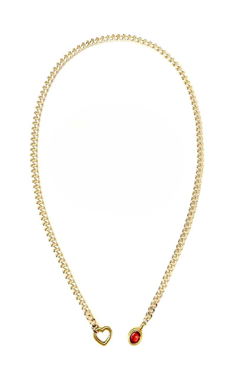 LoveChains™ - Crystal Charm Slip Chain Choker
