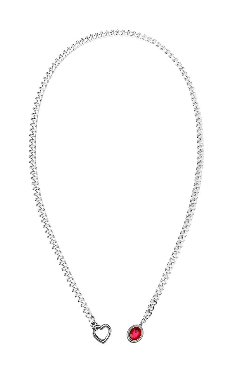 LoveChains™ - Crystal Charm Slip Chain Choker