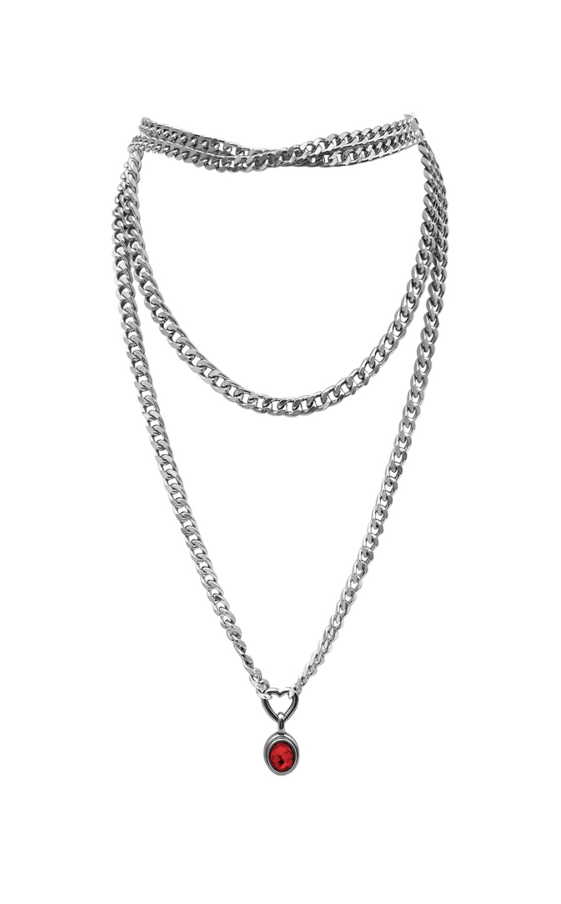 LoveChains™ - Crystal Charm Loop Choker