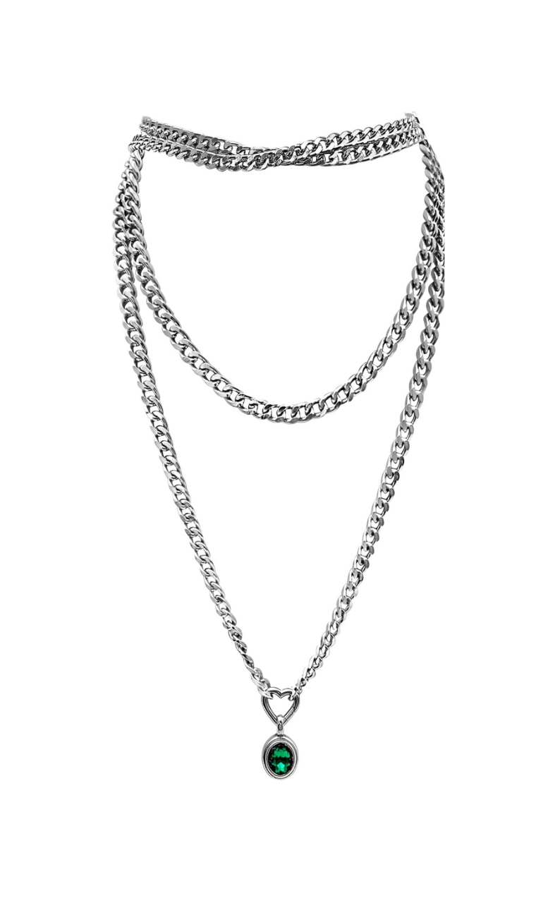 LoveChains™ - Crystal Charm Loop Choker