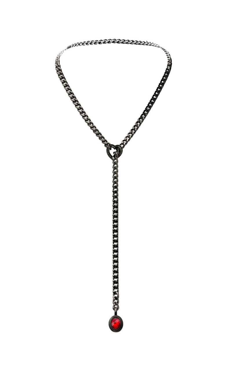 LoveChains™ - Crystal Charm Slip Chain Choker