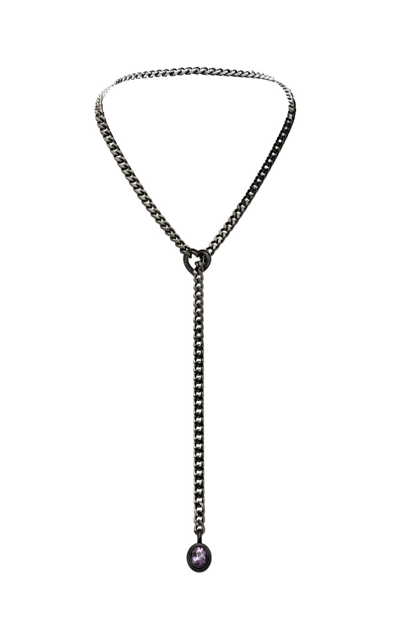 LoveChains™ - Crystal Charm Slip Chain Choker