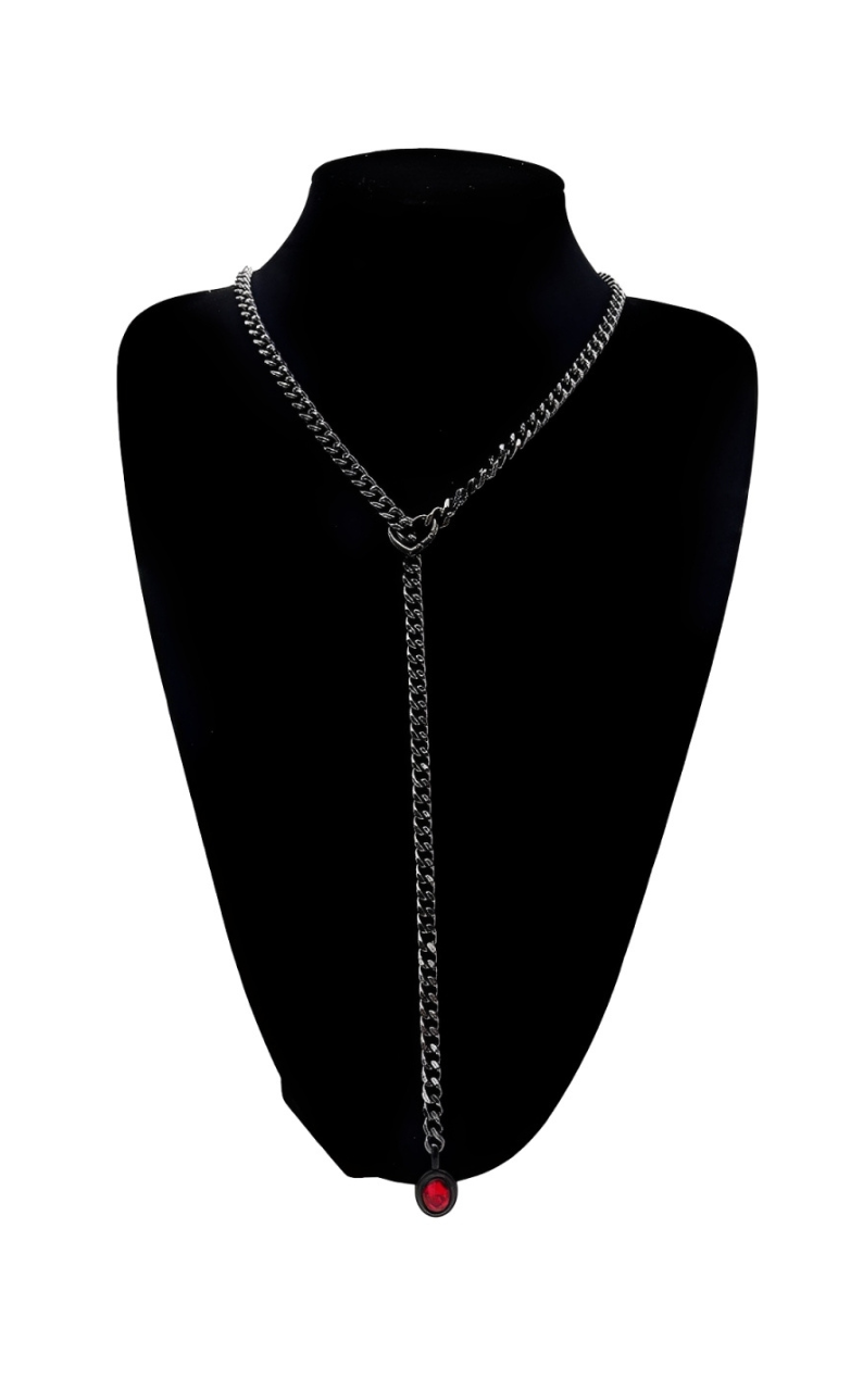 LoveChains™ - Crystal Charm Slip Chain Choker