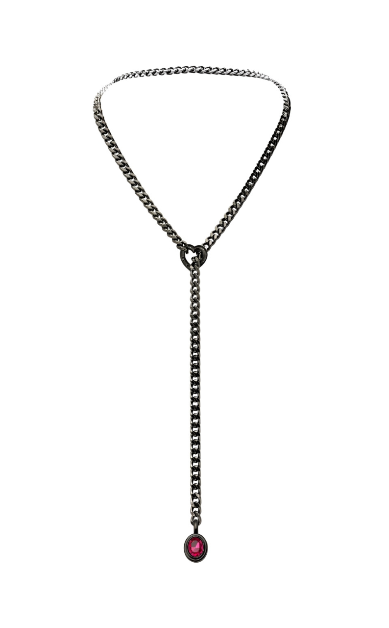 LoveChains™ - Crystal Charm Slip Chain Choker