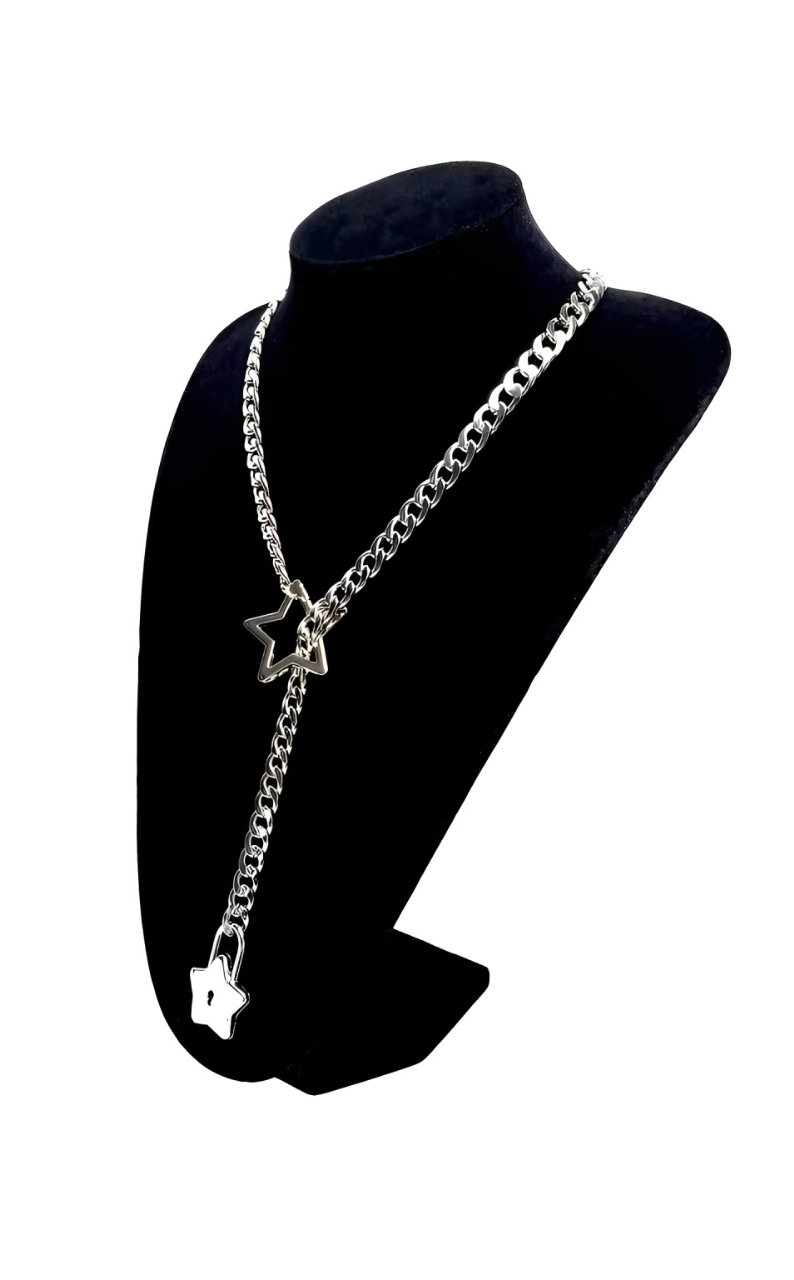 LoveChains™ - Star Lock & Key Slip Chain