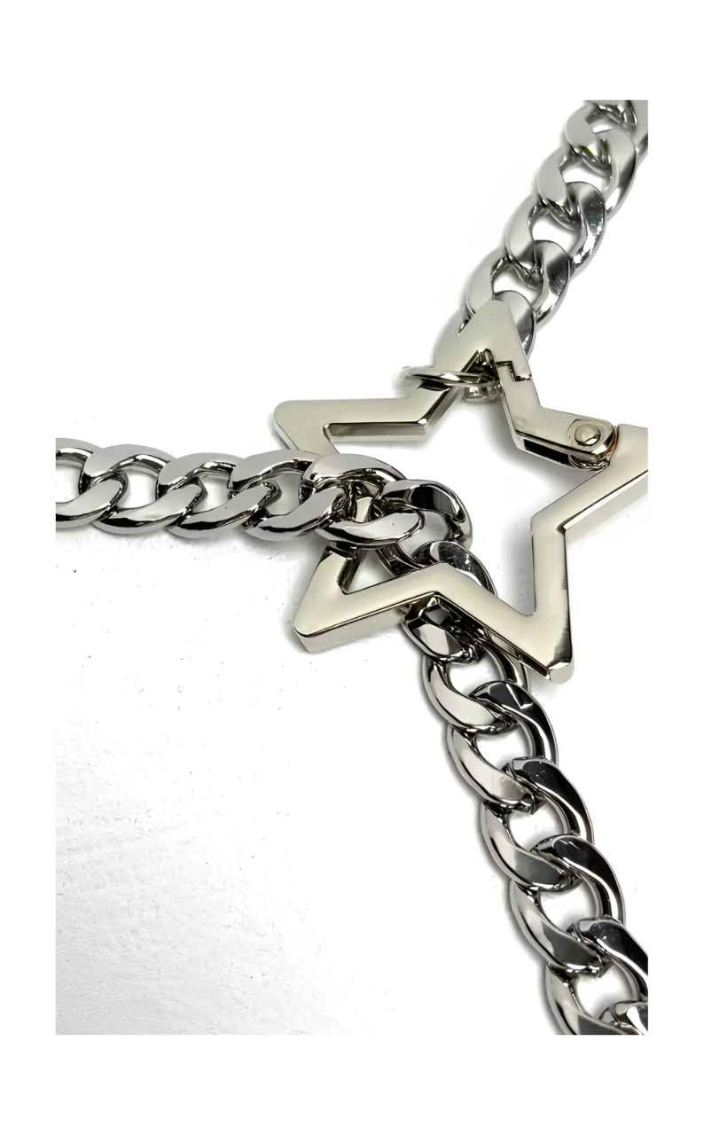 LoveChains™ - Star Lock & Key Slip Chain