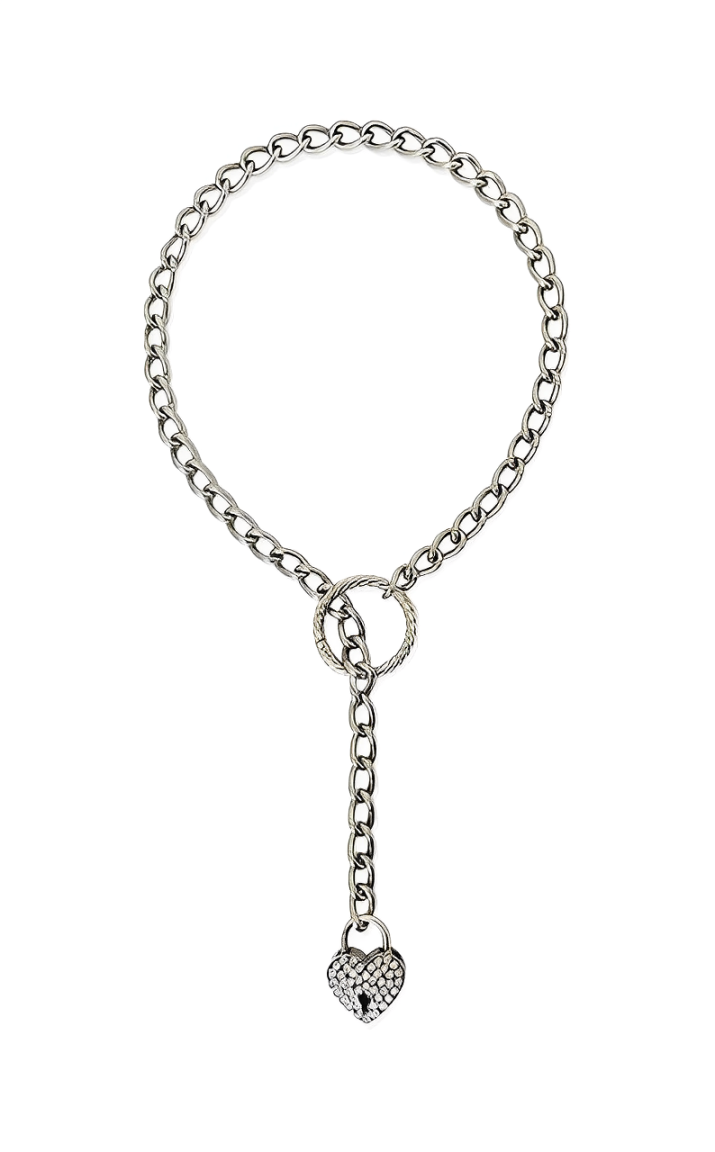 LoveChains™ - Crystal Lock & Key Slip Chain