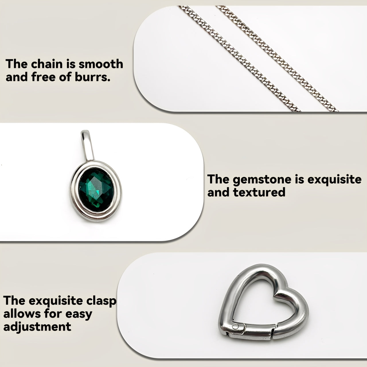 LoveChains™ - Crystal Charm Loop Choker