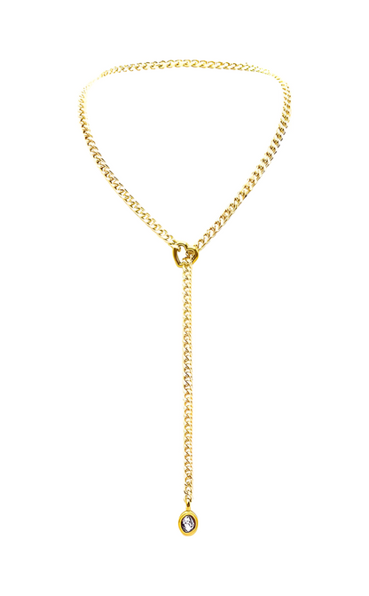LoveChains™ - Crystal Charm Slip Chain Choker