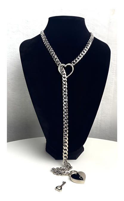 LoveChains™ - Lock & Key Slip Chain