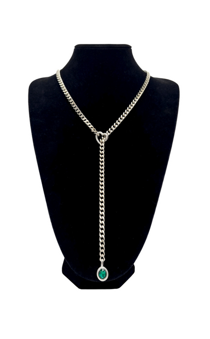 LoveChains™ - Crystal Charm Slip Chain Choker