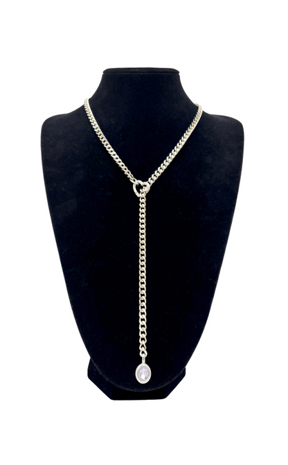 LoveChains™ - Crystal Charm Slip Chain Choker