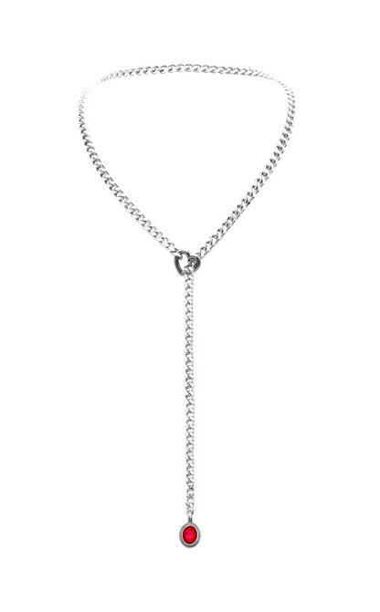 LoveChains™ - Crystal Charm Slip Chain Choker
