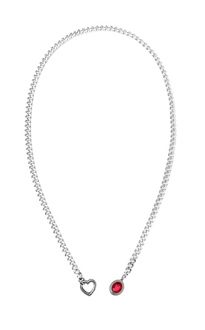 LoveChains™ - Crystal Charm Slip Chain Choker