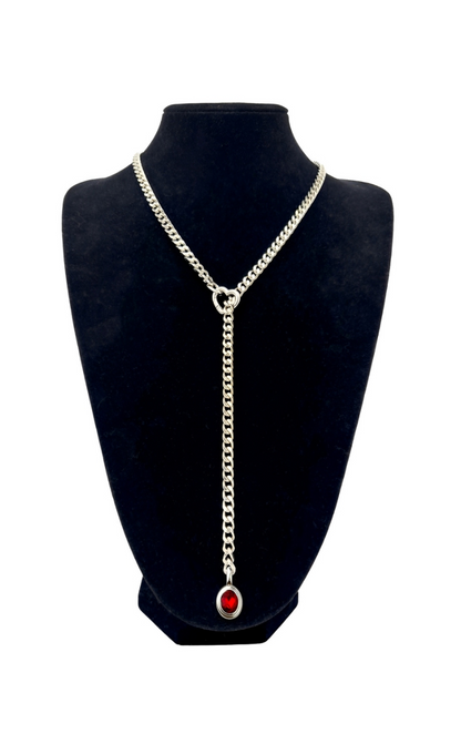 LoveChains™ - Crystal Charm Slip Chain Choker