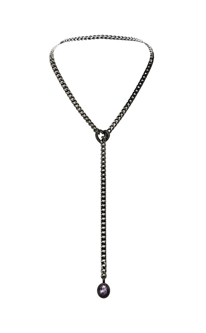 LoveChains™ - Crystal Charm Slip Chain Choker