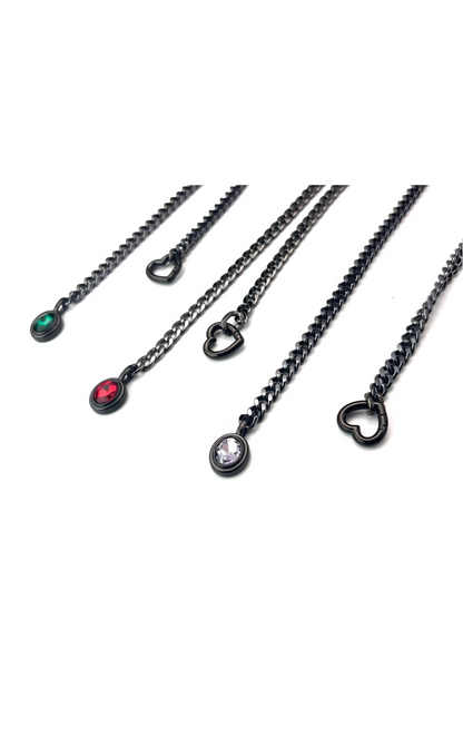 LoveChains™ - Crystal Charm Slip Chain Choker