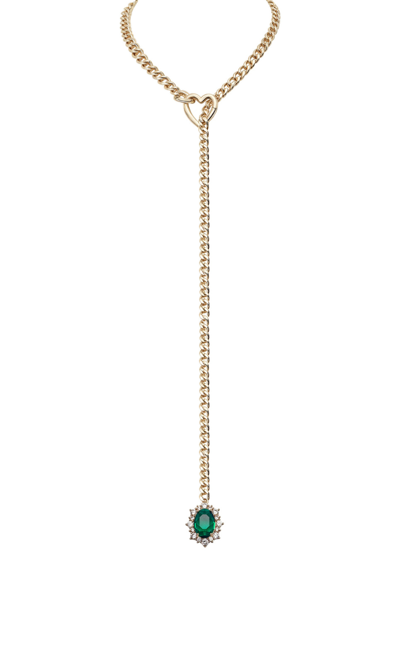 LoveChains™ - Gemstone Charm Slip Chain Choker