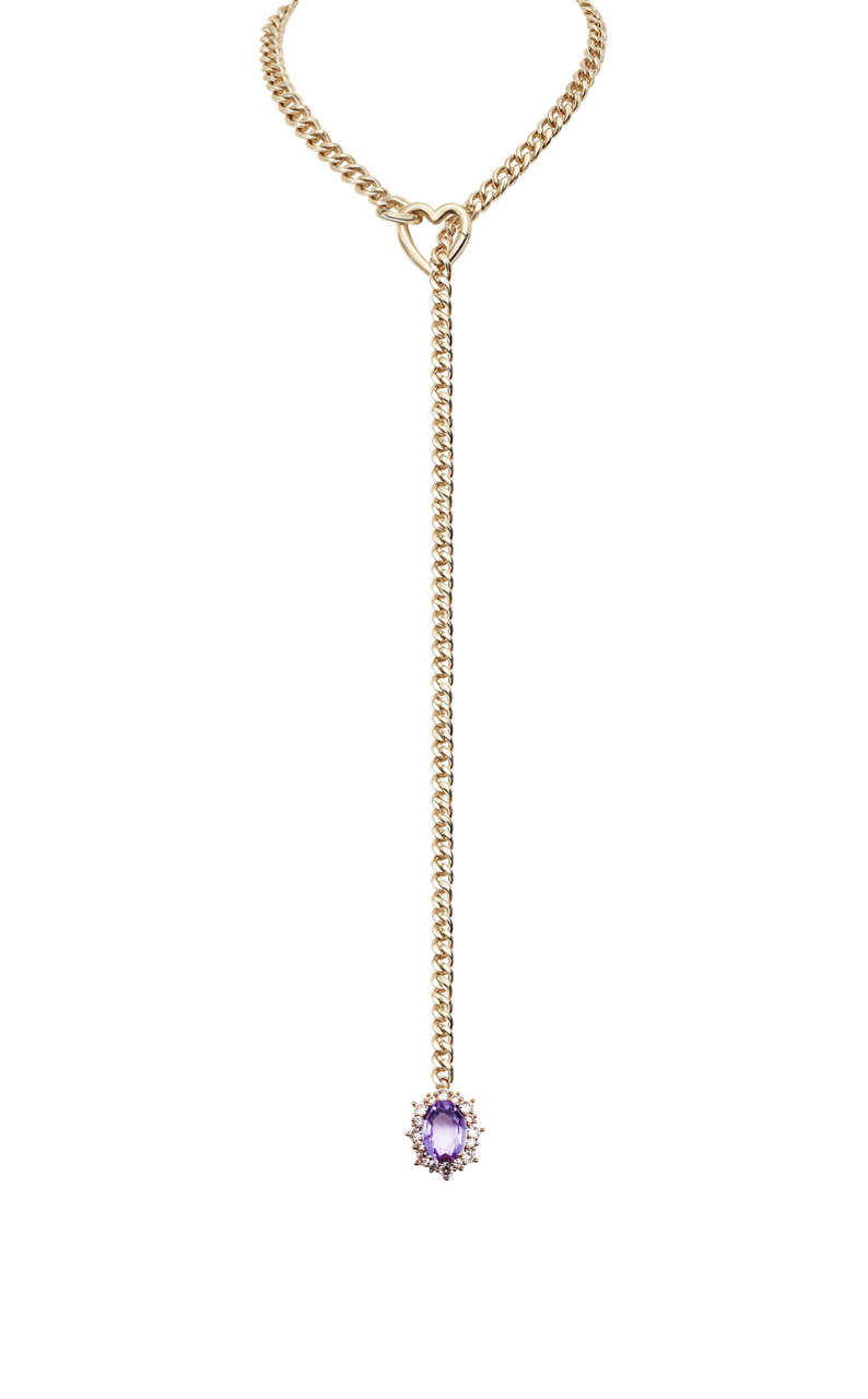 LoveChains™ - Gemstone Charm Slip Chain Choker