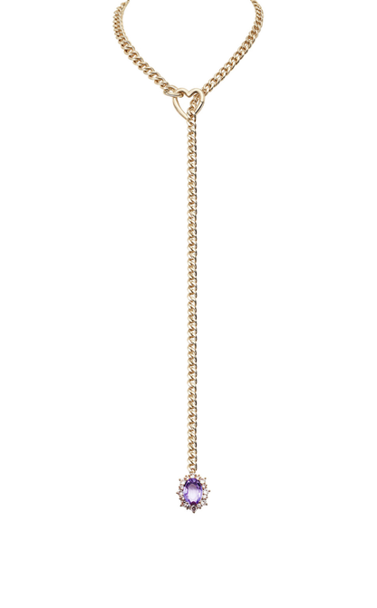 LoveChains™ - Gemstone Charm Slip Chain Choker