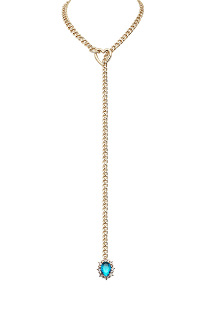 LoveChains™ - Gemstone Charm Slip Chain Choker