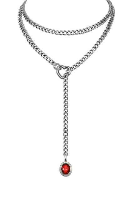 LoveChains™ - Crystal Charm Loop Slip Choker
