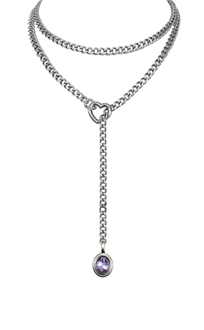 LoveChains™ - Crystal Charm Loop Slip Choker