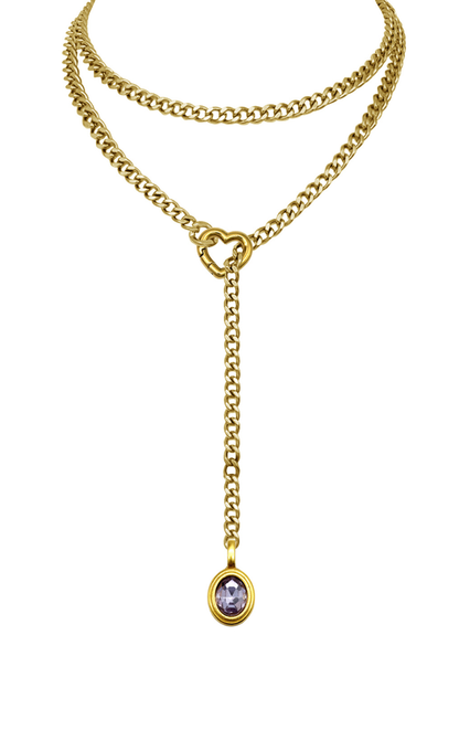 LoveChains™ - Crystal Charm Loop Slip Choker
