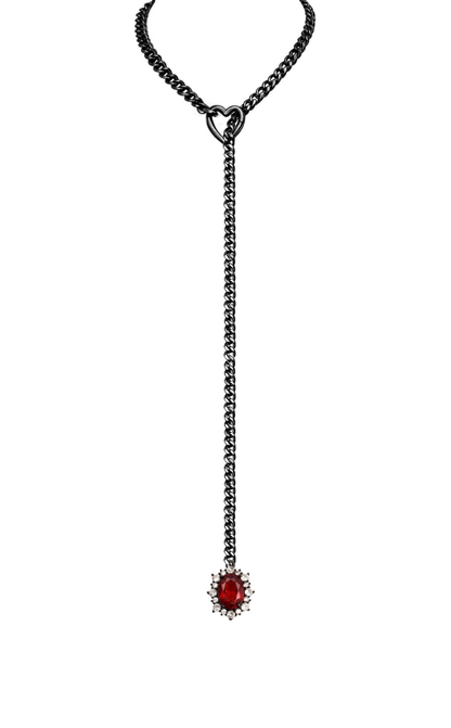 LoveChains™ - Gemstone Charm Slip Chain Choker