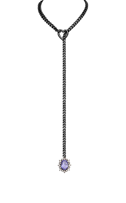 LoveChains™ - Gemstone Charm Slip Chain Choker