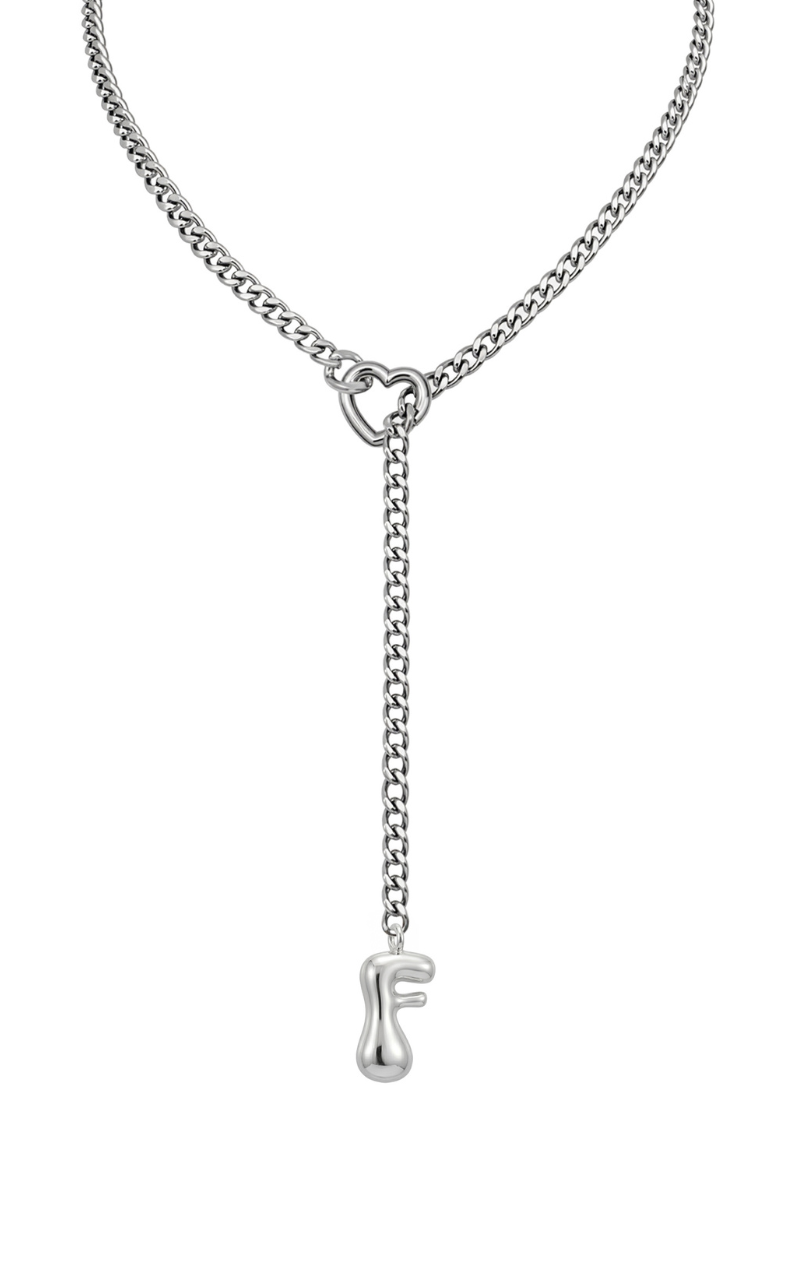 LoveChains™ - Initial Charm Slip Chain Choker