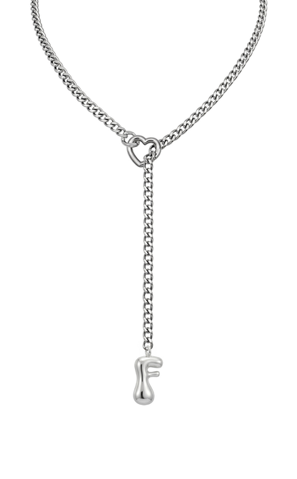 LoveChains™ - Initial Charm Slip Chain Choker
