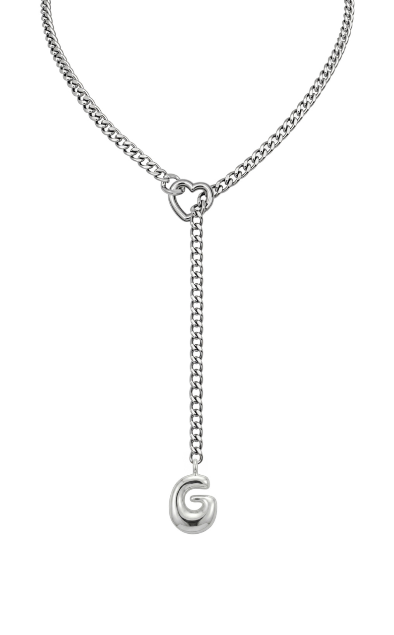 LoveChains™ - Initial Charm Slip Chain Choker