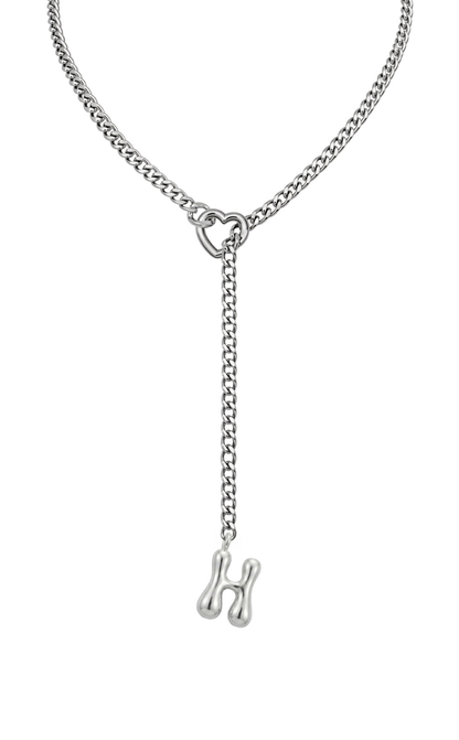 LoveChains™ - Initial Charm Slip Chain Choker