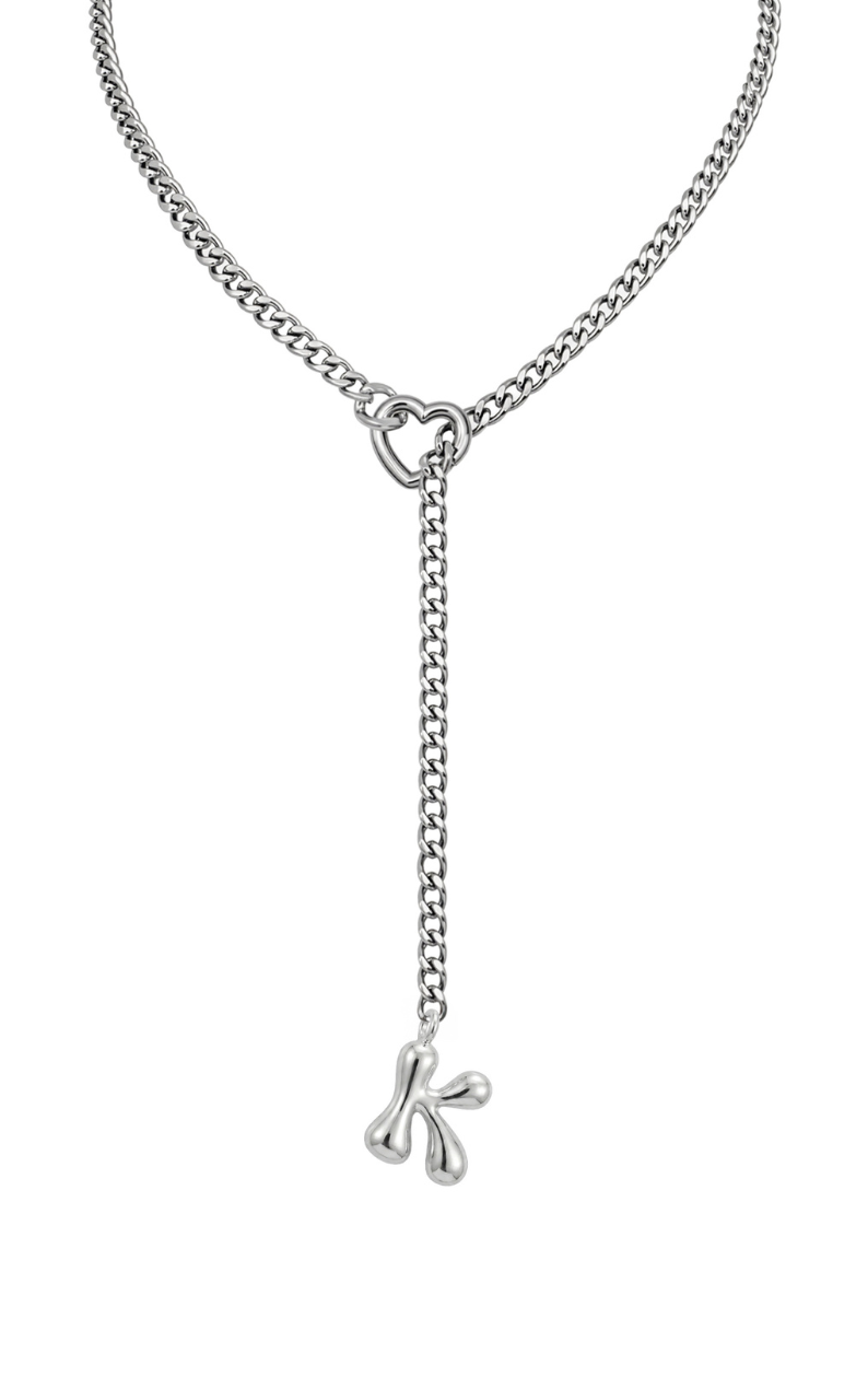 LoveChains™ - Initial Charm Slip Chain Choker