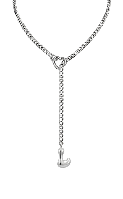 LoveChains™ - Initial Charm Slip Chain Choker
