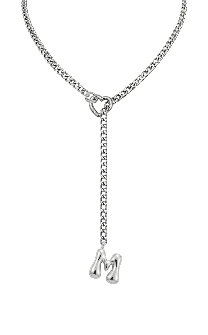 LoveChains™ - Initial Charm Slip Chain Choker