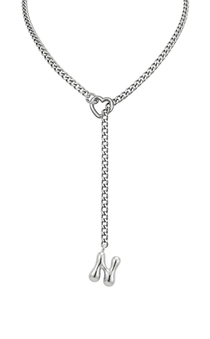 LoveChains™ - Initial Charm Slip Chain Choker