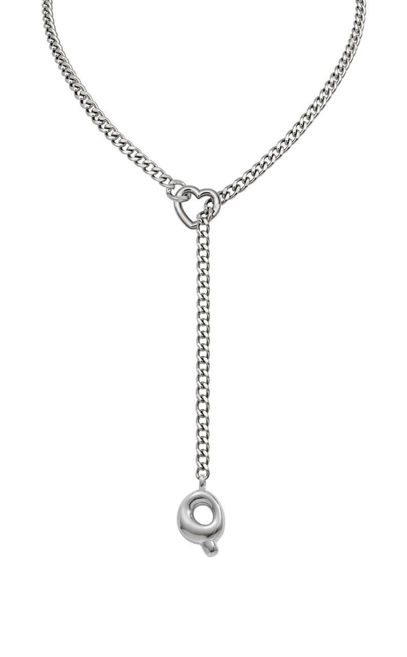 LoveChains™ - Initial Charm Slip Chain Choker