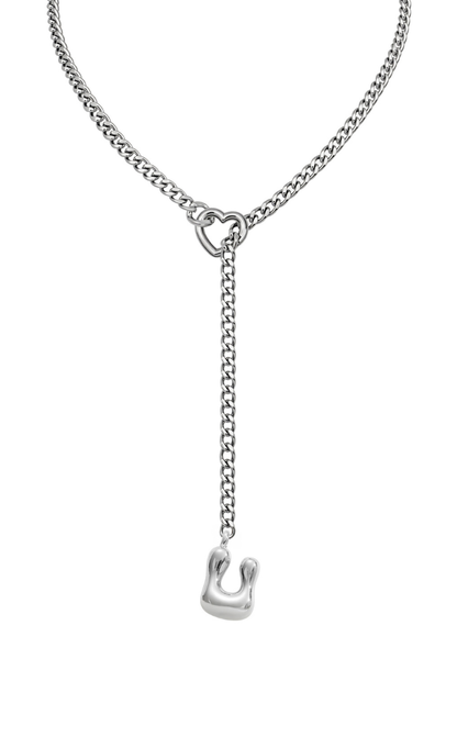 LoveChains™ - Initial Charm Slip Chain Choker