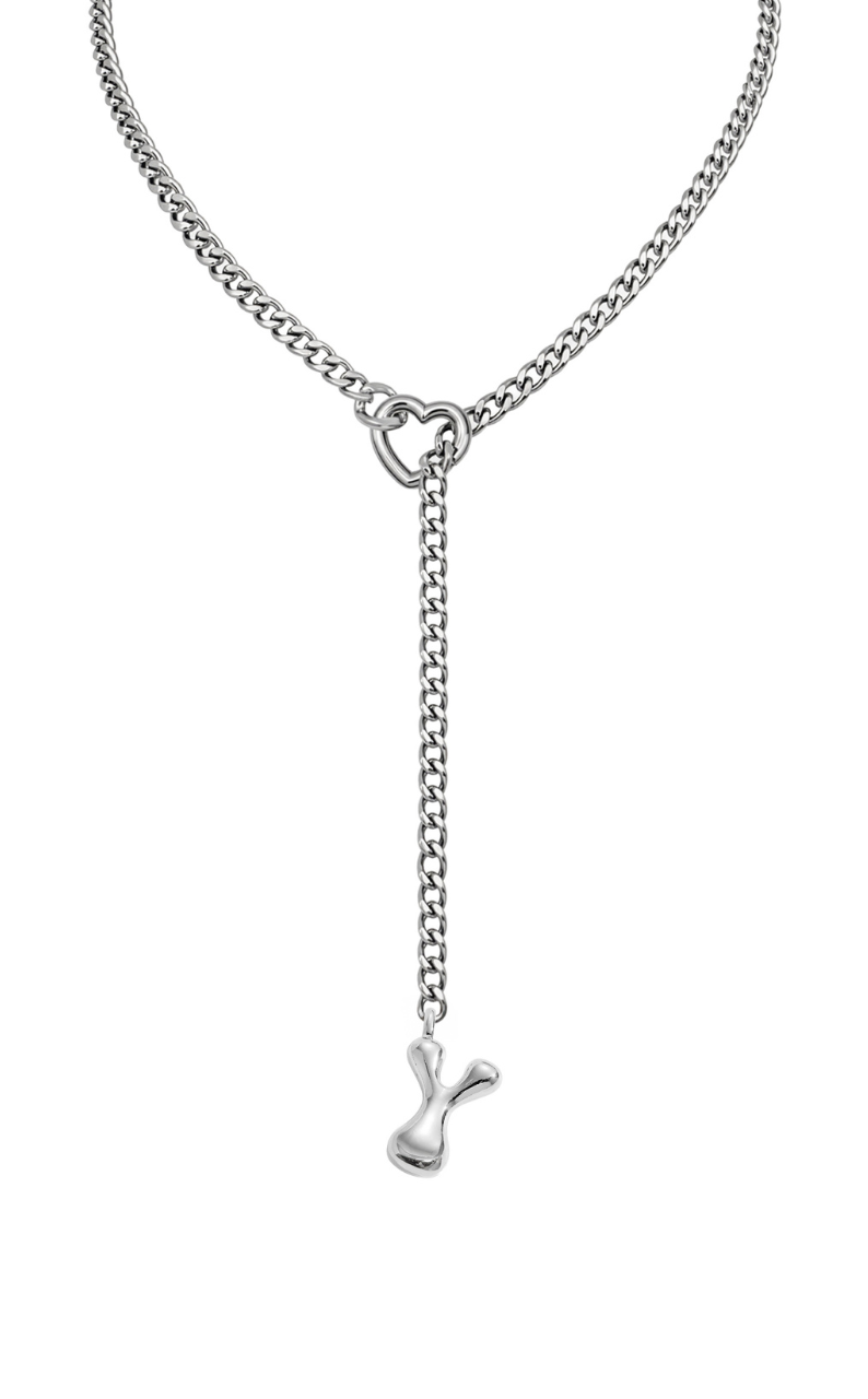 LoveChains™ - Initial Charm Slip Chain Choker