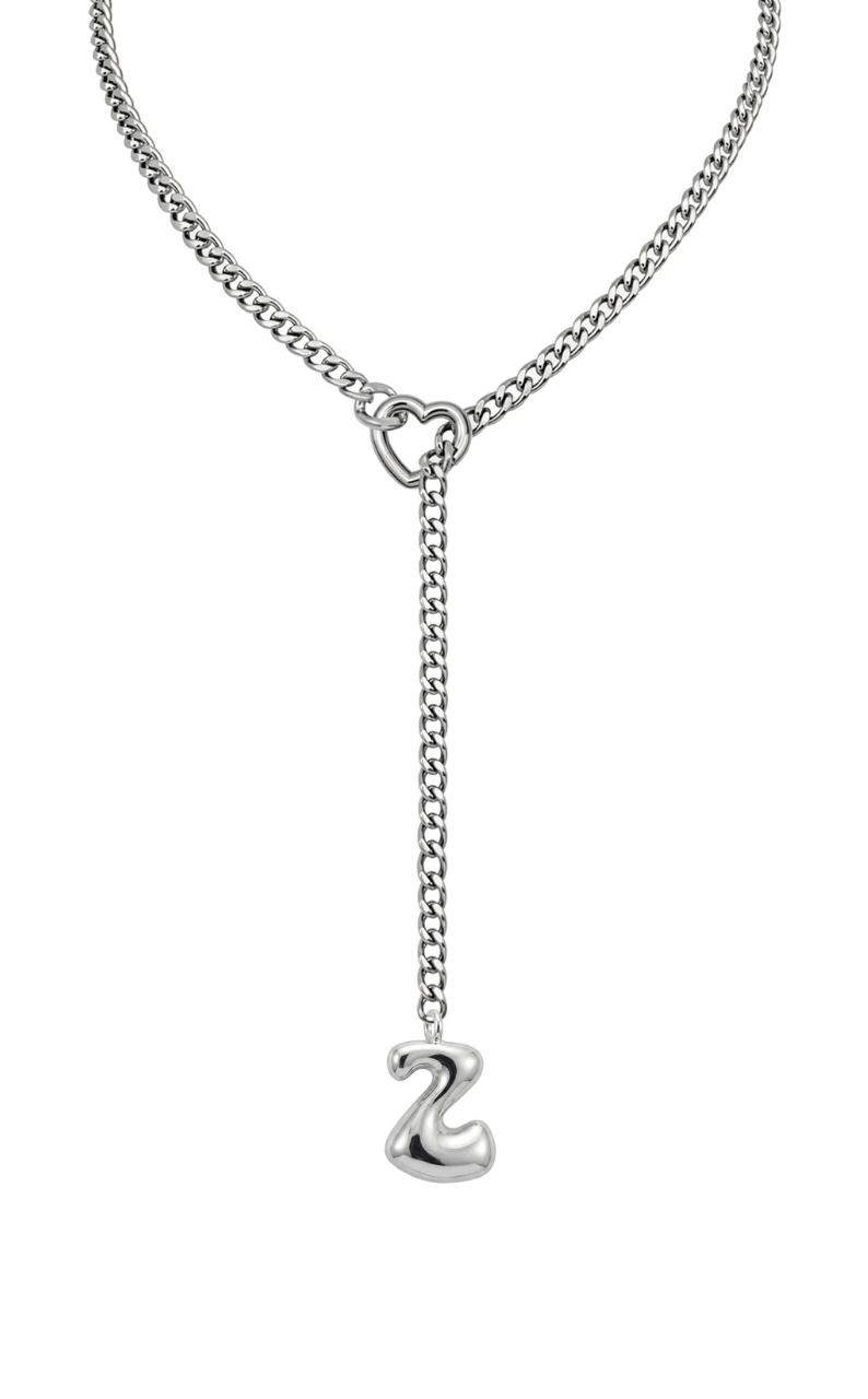 LoveChains™ - Initial Charm Slip Chain Choker