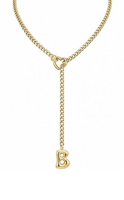 LoveChains™ - Initial Charm Slip Chain Choker