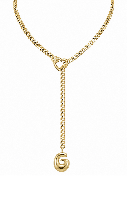 LoveChains™ - Initial Charm Slip Chain Choker
