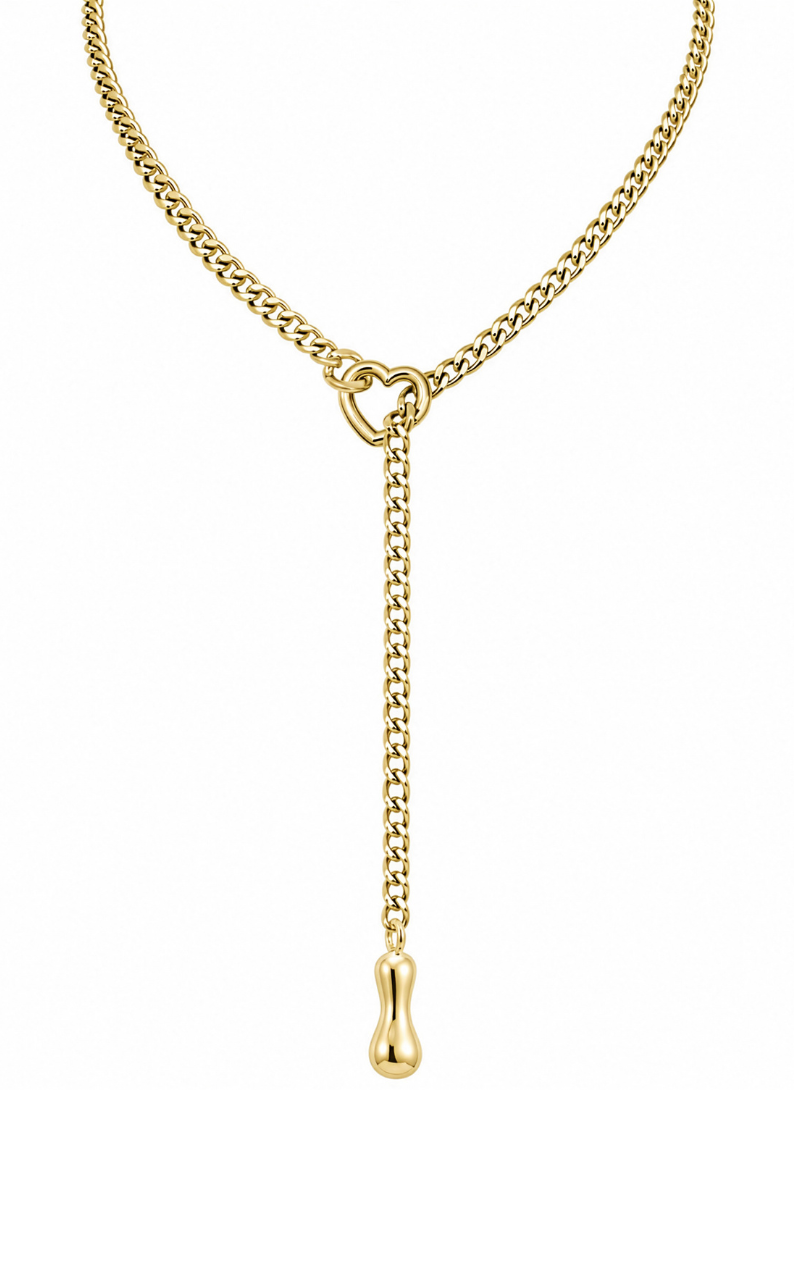 LoveChains™ - Initial Charm Slip Chain Choker