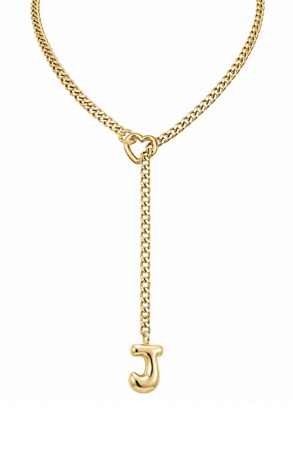 LoveChains™ - Initial Charm Slip Chain Choker