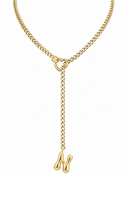 LoveChains™ - Initial Charm Slip Chain Choker
